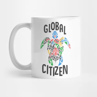 Global citizen turtle Mug